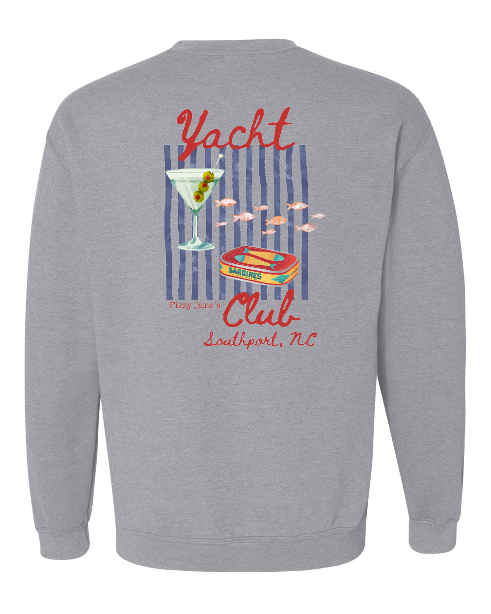 Fizzy Jane's Yacht Club Unisex Heavy Blend™ Crewneck Sweatshirt - #18000