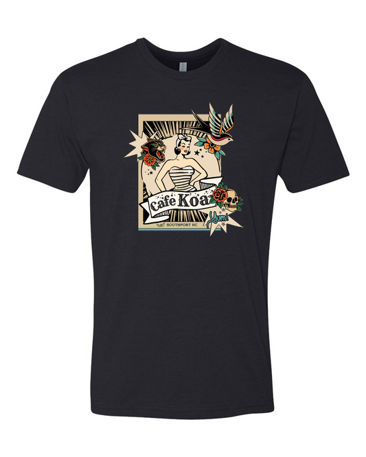 Cafe Koa Flash Art Unisex T-Shirt - #6210