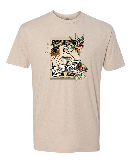 Cafe Koa Flash Art Unisex T-Shirt - #6210