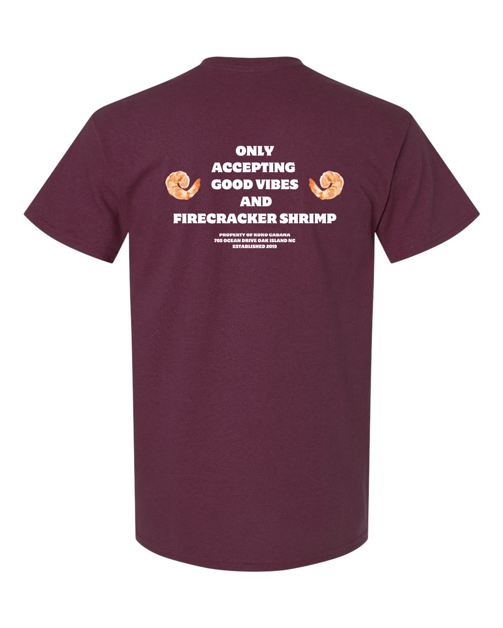 Koko Cabana Hibiscus Shrimp Unisex Ultra Cotton® Pocket T-Shirt - #2300