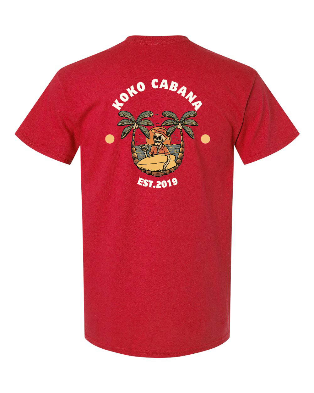 Koko Cabana Skeleton Unisex Ultra Cotton® Pocket T-Shirt - #2300