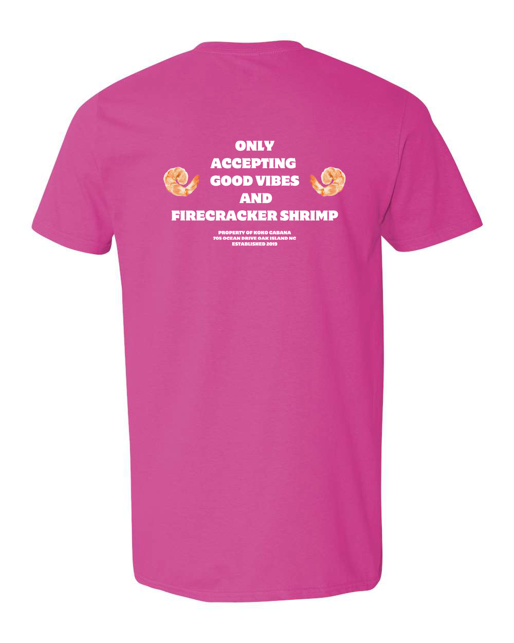 Koko Cabana Hibiscus Shrimp Unisex Softstyle® T-Shirt - #64000