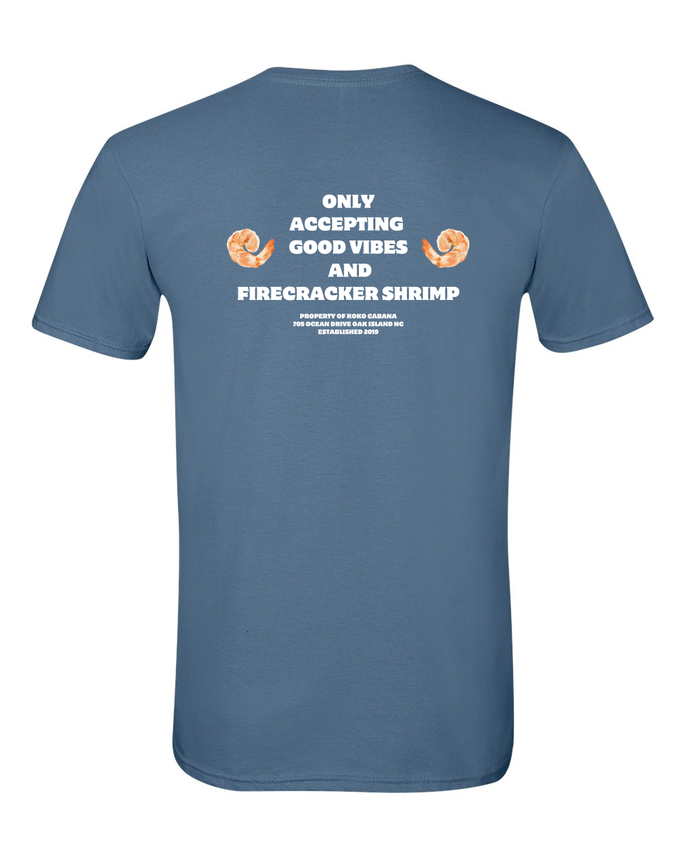 Koko Cabana Hibiscus Shrimp Unisex Softstyle® T-Shirt - #64000