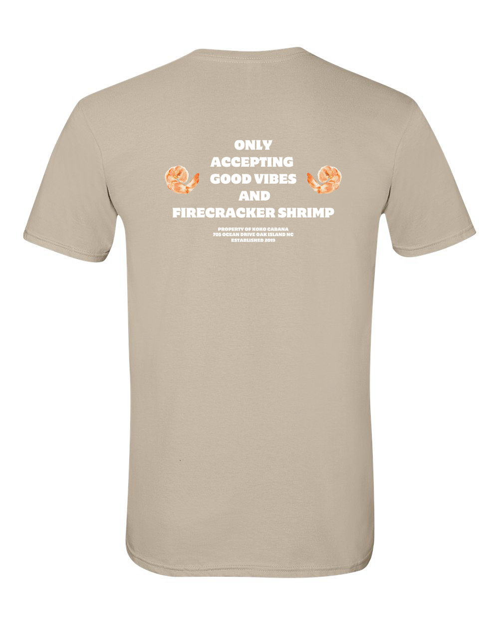 Koko Cabana Hibiscus Shrimp Unisex Softstyle® T-Shirt - #64000