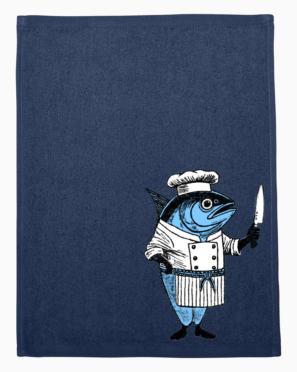 Koko Big Tuna Hemmed Chef Towel - #T600