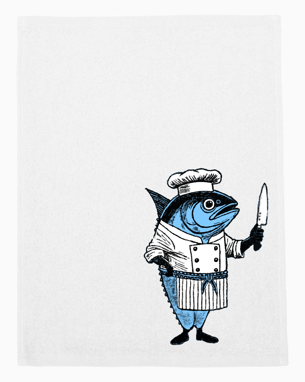Koko Big Tuna Hemmed Chef Towel - #T600